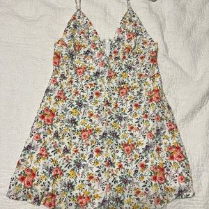 Forever 21 floral romper size s
